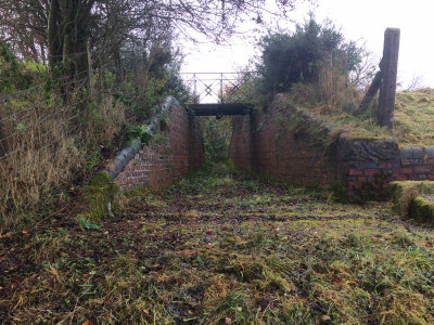 Original disused outflow built by Thomas Telford.