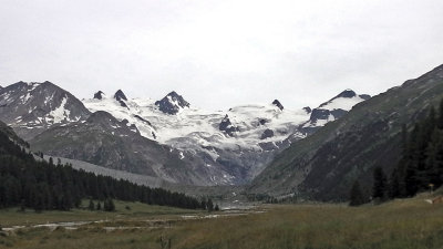 Roseg Glacier - Still Shot from a Sony Camcorder