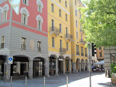 Street Scene in Lugano