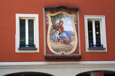Lugano - Decoration on Building