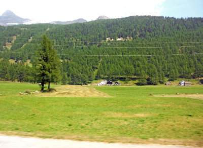 Countryside between Stresa and Zermatt