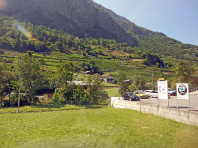 Countryside between Stresa and Zermatt