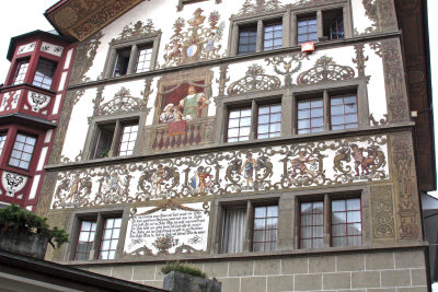 Lucerne - Decorated Building