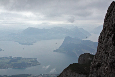 View from the Observation Deck on Mt. Pilatus