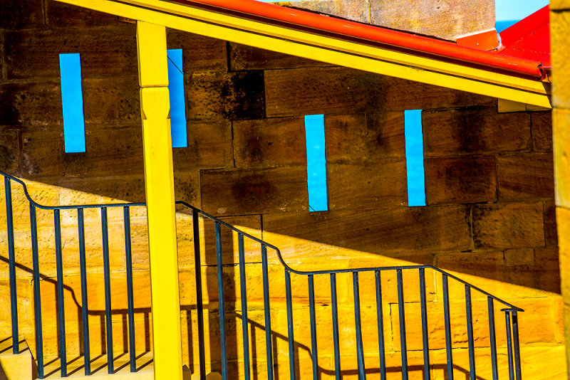 Barrenjoey lighthouse railings