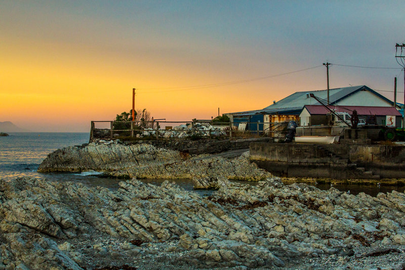 Old fishing shed at Kaikoura