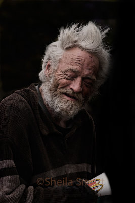 Elderly man at Quay