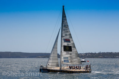 Henri Lloyd yacht sailing on Sydney Harbour 