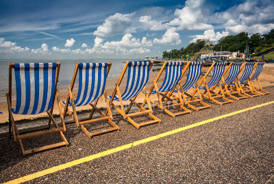 Deckchairs at Southend