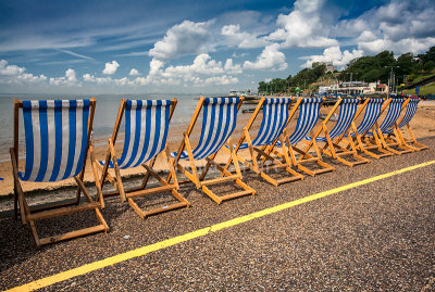 Deckchairs at Southend