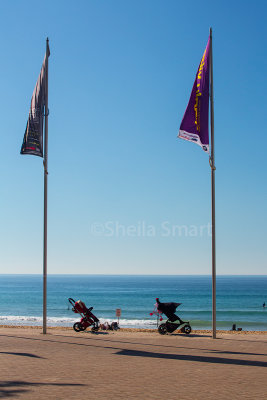 Strollers at Manly Beach