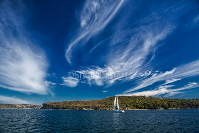 Yacht in Manly with sky web.jpg