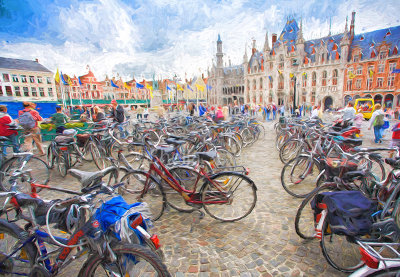 Bicycles in Brugge 