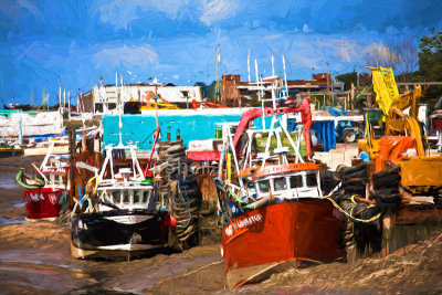 Boats at Southend 