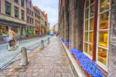 Brugge street scene 