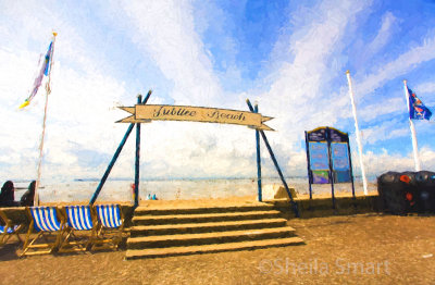 Jubilee Beach, Southend on Sea, Essex, England