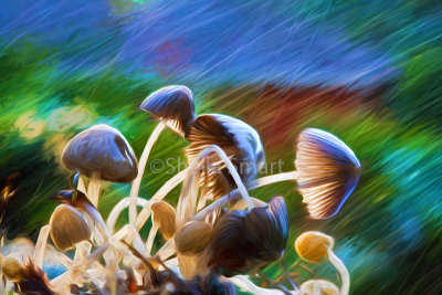 Mushroom umbrellas 