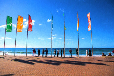 People at Manly Beach