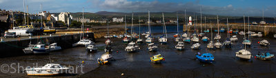 Boat panorama, Isle of Man