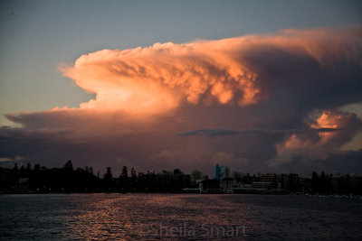Dramatic cloud over Manly 