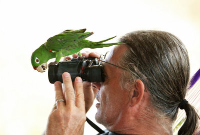 Shush birdwatching with Marc
