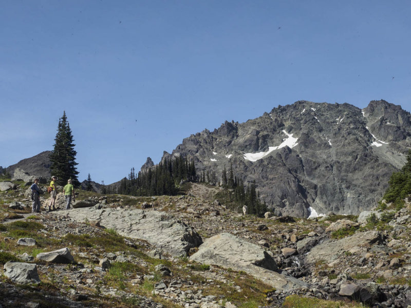 entering the upper basin