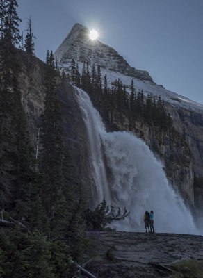 Emperor Falls and Mount Robson