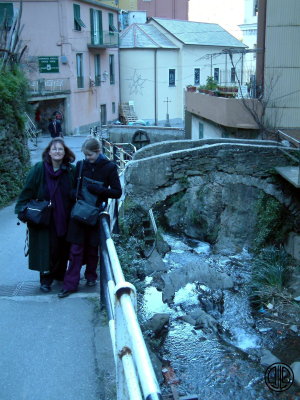 Walking out of Riomaggiore, Cinque Terre