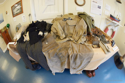 and the original clothes worn by Shackelton and his crew