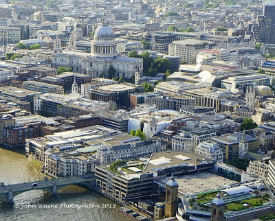 St Paul's Cathedral From The Shard