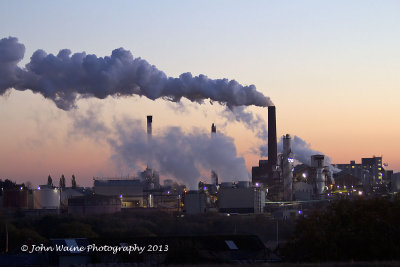 The Sugar Factory At Dusk