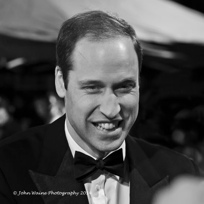Duke of Cambridge at 2014 BAFTAs