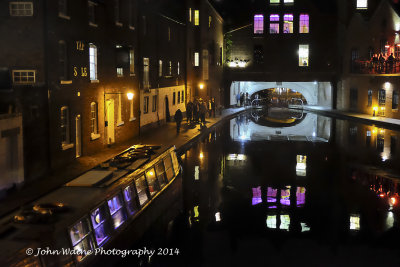 Canal Basin By Night