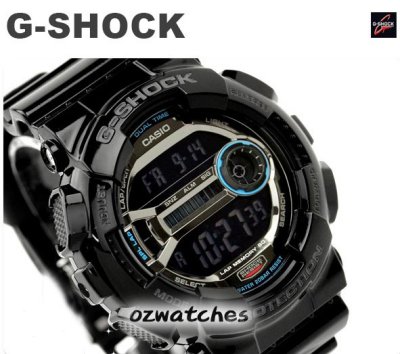 CASIO G-SHOCK DIGITAL GD-110 GD-110-1 7 YEAR BATTERY DUAL TIME STOCK RESISTANT