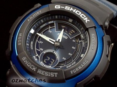 NEW CASIO G-SHOCK DIGITAL YOUTH CULTURE G-315RL-2 G-315RL-2AVDR  BLUE FACE STOCK RESISTANT