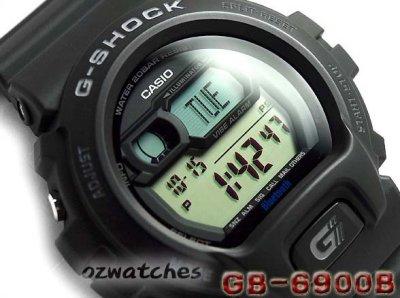 CASIO G-SHOCK 2ND GENERATION BLUETOOTH to iPHONE5S/5C / NOTE3 GB-6900B-1 GB-6900B-1DR with MUSIC CONTROL