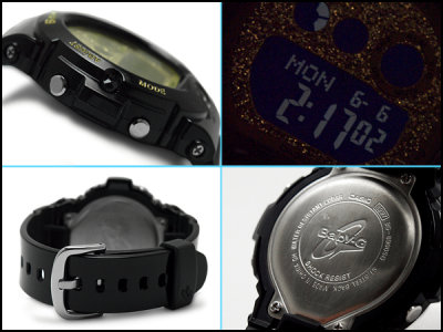 2015 CASIO BABY-G DIGITAL BG-6900SG-1 BG-6900SG-1DR BLACK DARING SPARKLE FACE