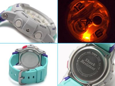 CASIO BABY-G G-LIDE LADIES DIGITAL WATCH BGA-180-3B BGA-180-3BDR