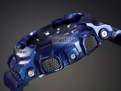 CASIO G-SHOCK MENS WATCH GA-110NM-2A GA-110NM-2ADR NEON BLUE