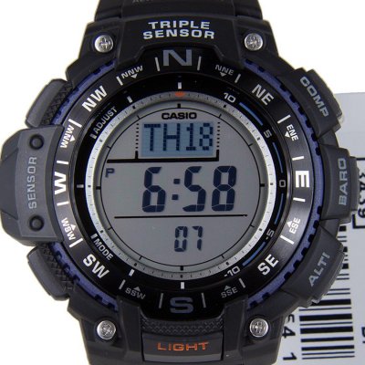 CASIO OUTGEAR SPORT GEAR MENS DIGITAL WATCH TRIPLE SENSOR SGW-1000-1A SGW-1000-1ADR