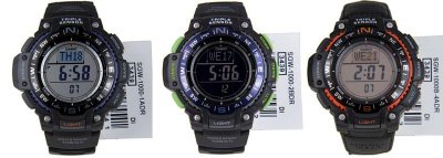 CASIO OUTGEAR SPORT GEAR MENS DIGITAL WATCH TRIPLE SENSOR SGW-1000-1A SGW-1000-1ADR