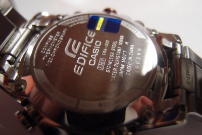 CASIO EDIFICE MENS WATCH TWIN SENSOR ERA-300DB-1A2 ERA-300DB-1A2V NEON ILLUMINATOR