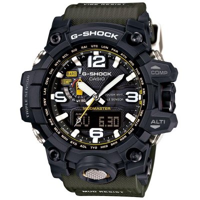 Shop online for CASIO G-SHOCK MUDMASTER GWG-1000-1A3 SOLAR TRIPLE SENSOR GWG-1000-1A3DR Watch at ozDigitalWatch.com