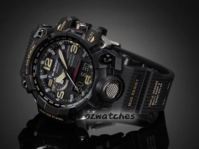 Shop online for CASIO G-SHOCK MUDMASTER SOLAR TRIPLE SENSOR GWG-1000-1A GWG-1000-1ADR Watch at ozDigitalWatch.com (