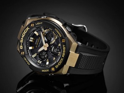 Shop Australia Online CASIO G-SHOCK G-STEEL MENS WATCH GST-S100G-1A GOLD/BLACK at ozDigitalWatch.com