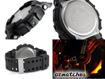 Shop Australia Online CASIO G-SHOCK MENS WATCH ANALOG DIGITAL GA-110CB-1A GA-110CB-1ADR BLACK / BLUE at ozDigitalWatch.com