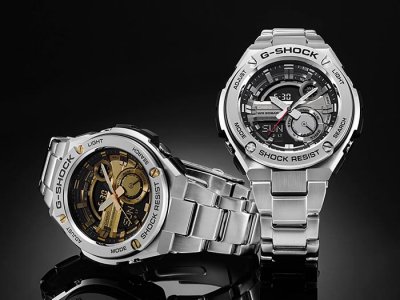 Shop Australia Online CASIO G-SHOCK G-STEEL MENS WATCH GST-210D-1A GST-210D-1ADR METAL BAND at ozDigitalWatch.com