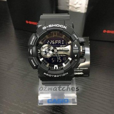 Shop Australia Online - CASIO G-SHOCK MENS WATCH GA-400GB-1A GA-400GB-1ADR BLACK x GOLD at ozDigitalWatch.com