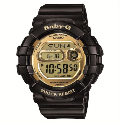 Shop Australia Online - CASIO BABY-G LADIES DIGITAL WATCH BGD-141-1 BGD-141-1DR BLACK at ozDigitalWatch.com