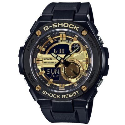 Shop Australia Online - CASIO G-SHOCK G-STEEL WATCH GST-210B-1A9 GST-210B-1A9DR BLACK x GOLD